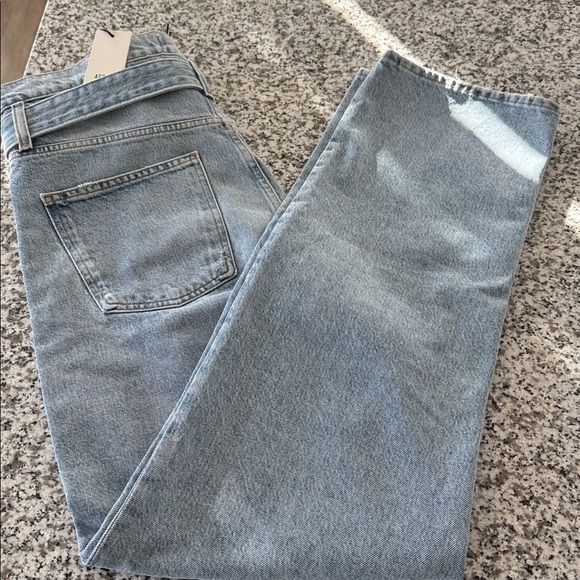 Agolde Reworked 90's Jeans Paperbag High Waisted Belted Revival Sz 27 - Picture 14 of 15